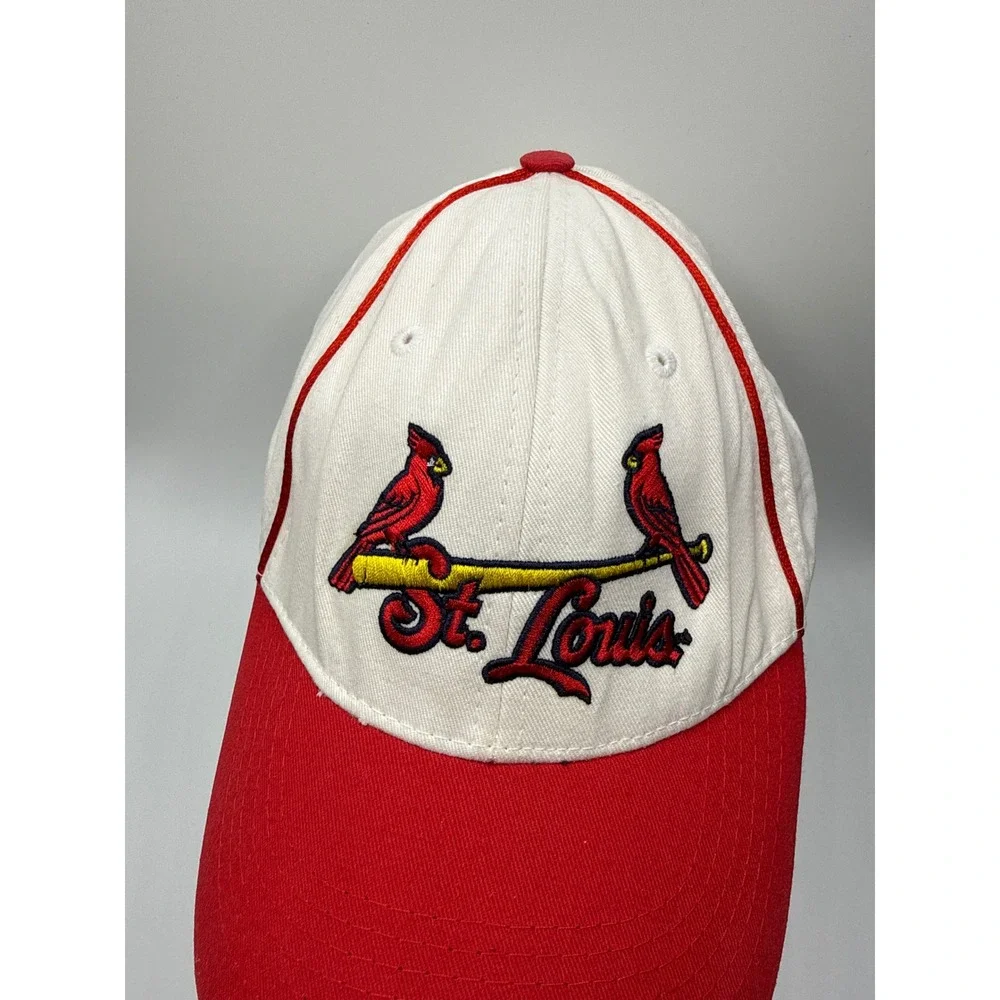 St Louis Cardinals MLB Baseball Cap Hat Red White Adjustable US Cellular Logo